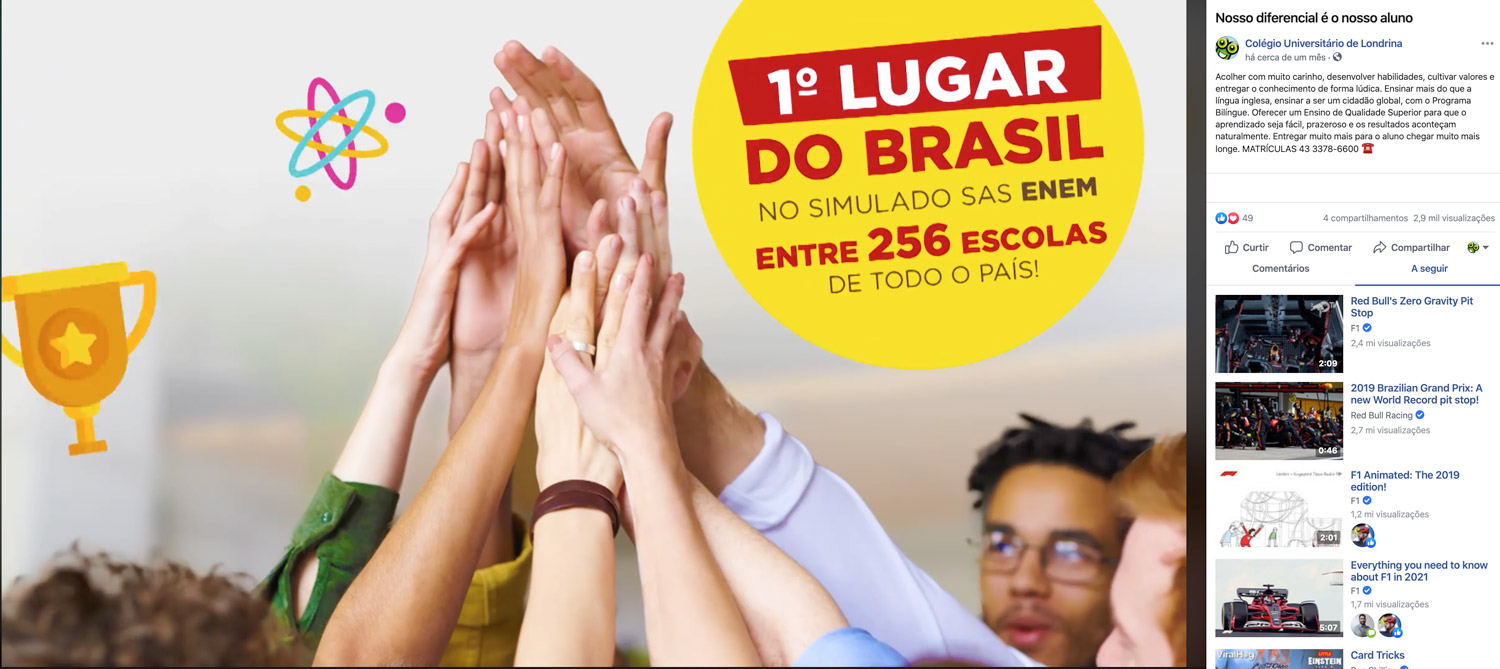 Você consegue Campanhas de Facebook com o Marketing Digital, vamos oxigenar sua empresa/negócio nas mídias sociais em Londrina ou Paraná.