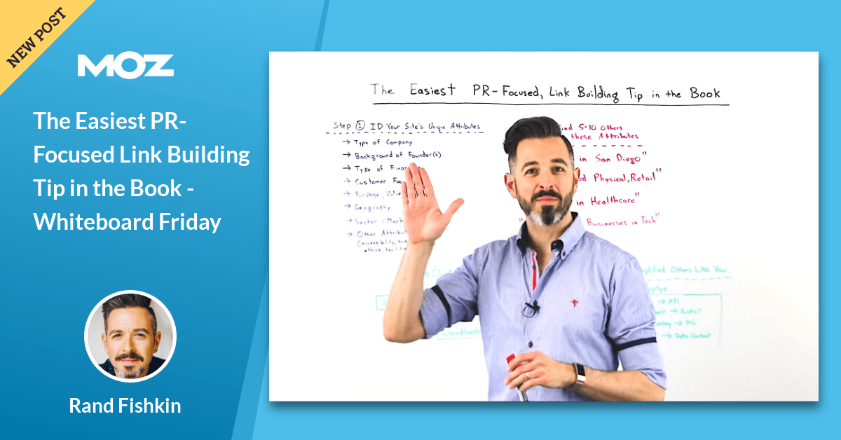 The Easiest PR Focused Link Building Tip in the Book   Whiteboard Friday