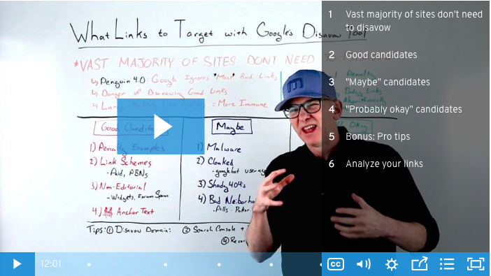 What Links to Target with Google's Disavow Tool   Whiteboard Friday