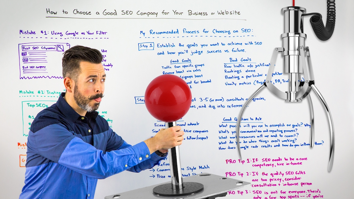 How to Choose a Good SEO Company for Your Business or Website   Whiteboard Friday