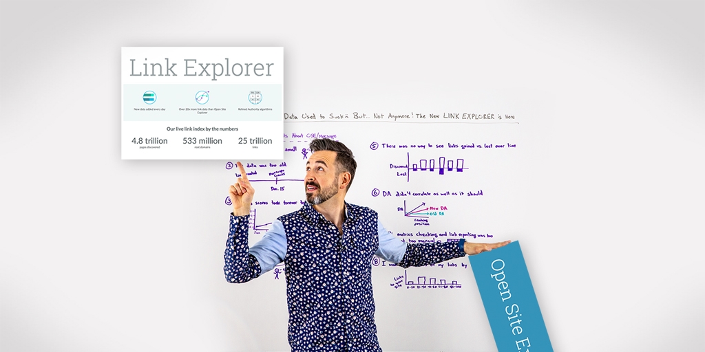 Moz's Link Data Used to Suck... But Not Anymore! The New Link Explorer is Here   Whiteboard Friday
