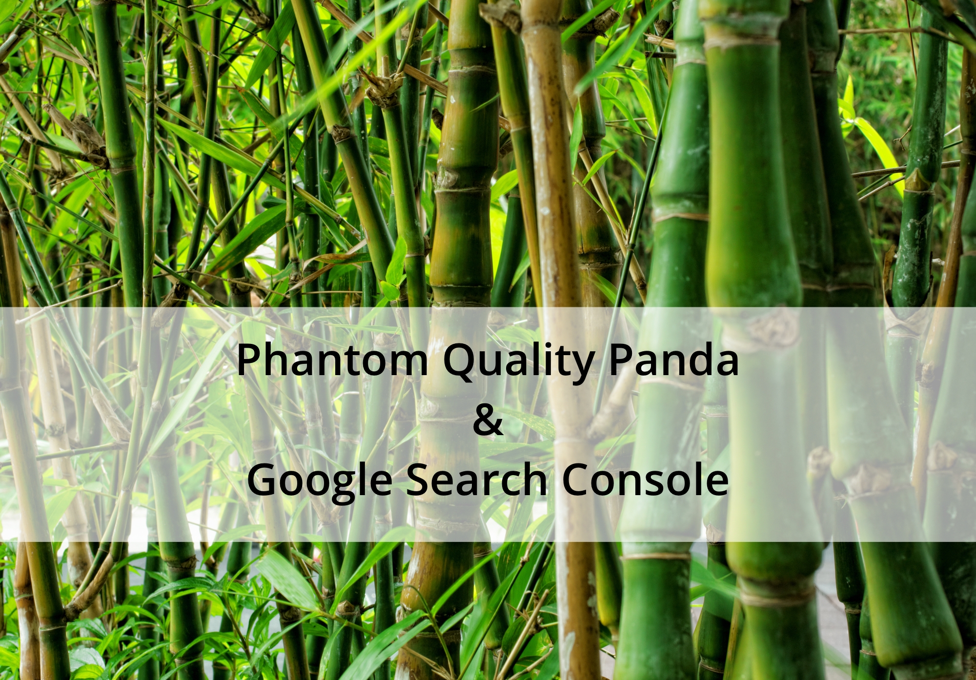 Phantom Quality Panda and Google Search Console • Yoast
