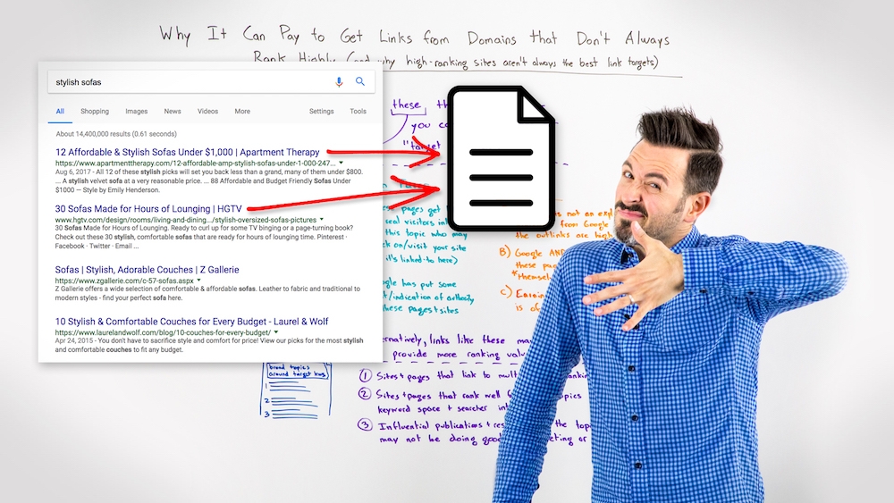 Why It Can Pay to Get Links from Domains that Don't Always Rank Highly   Whiteboard Friday