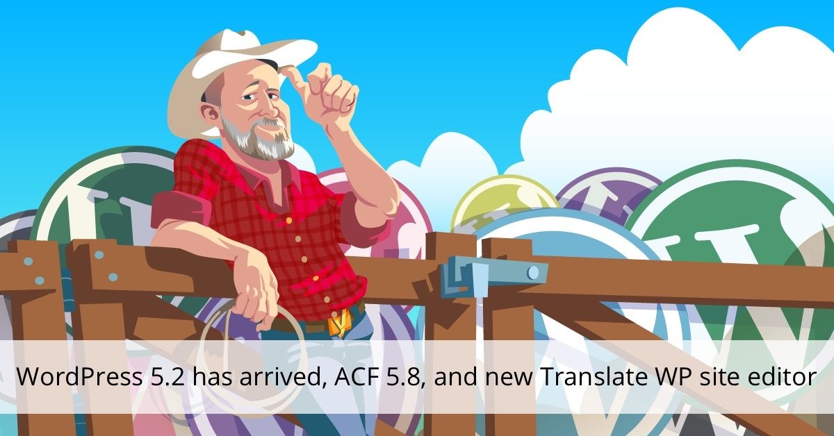 WordPress 5.2 has arrived, ACF 5.8, and new Translate WordPress site editor • Yoast